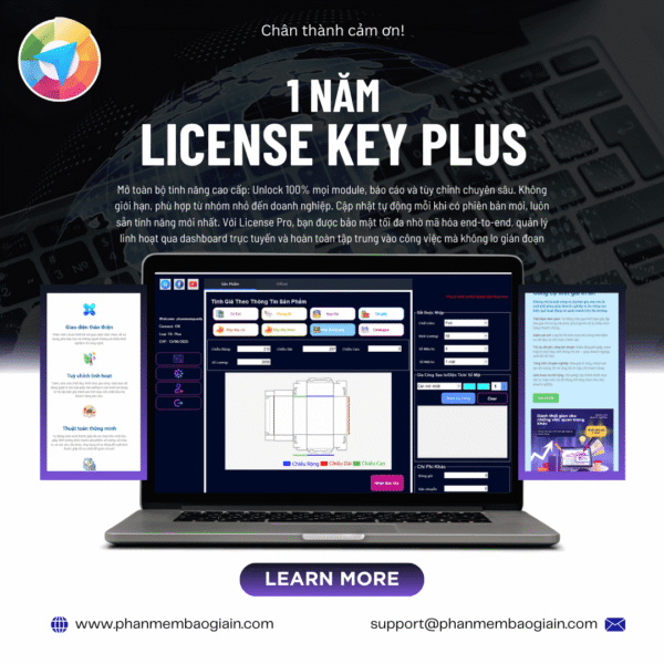 License Plus 1 năm
